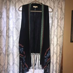 Tank top cardigan